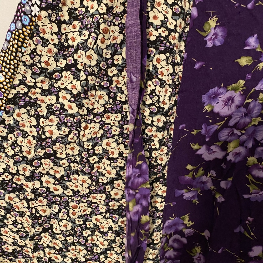 Eccentric Floral Tie Back Maxi Dress